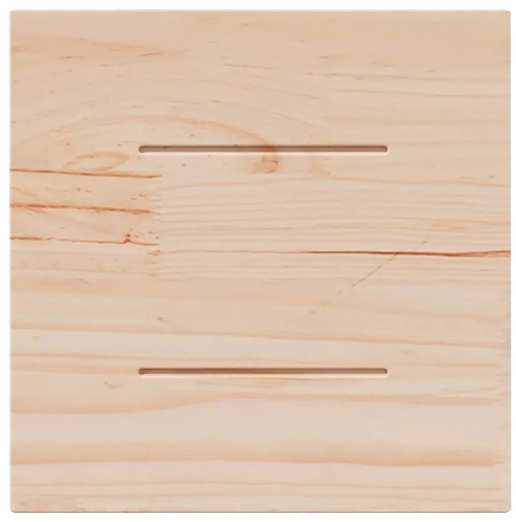 vidaXL Επιφάνεια Τραπεζιού Τετράγωνη 40x40x2,5 εκ. Μασίφ Ξύλο Πεύκου