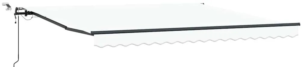 vidaXL Ύφασμα Ομπρέλας με Λευκό 400 x 300 εκ Πολυεστέρας