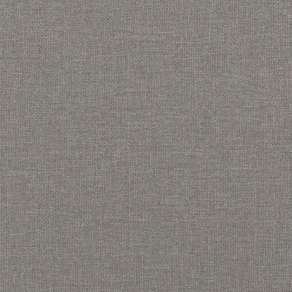 Οθωμανικό κρεβάτι με στρώμα Taupe 120x190 cm Ύφασμα - Μπεζ-Γκρι