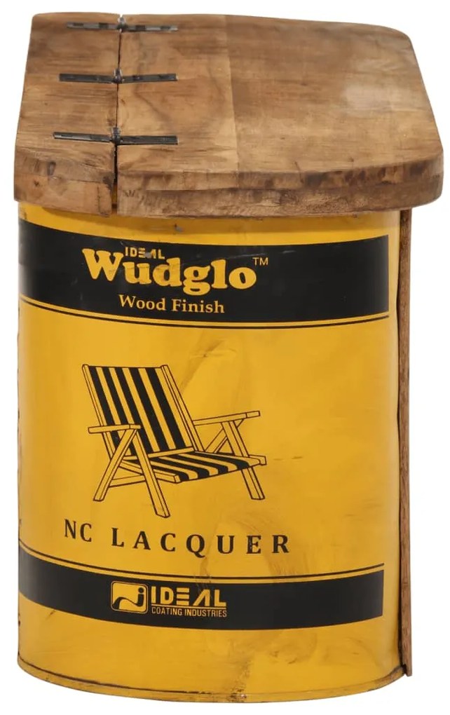 vidaXL Πάγκος Αποθήκευσης/Μπουφές 120x30x40εκ. Μασίφ Ανακυκλωμένο Ξύλο