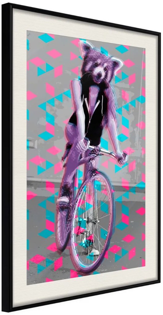 Αφίσα - Extraordinary Cyclist - 40x60 - Μαύρο - Με πασπαρτού