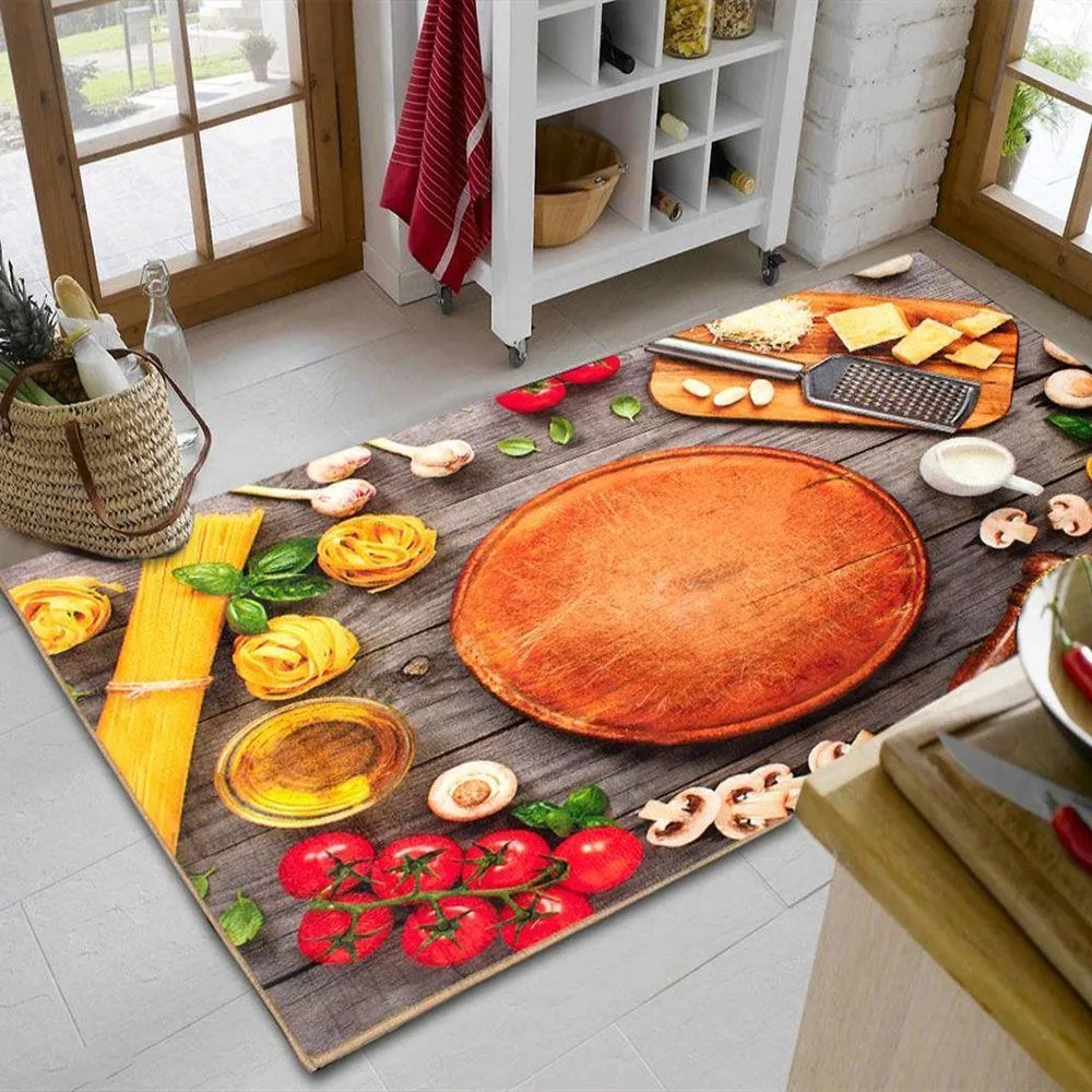 Χαλάκι Κουζίνας Spaghetti 269 Multi DimCol 67X150cm Πολυέστερ