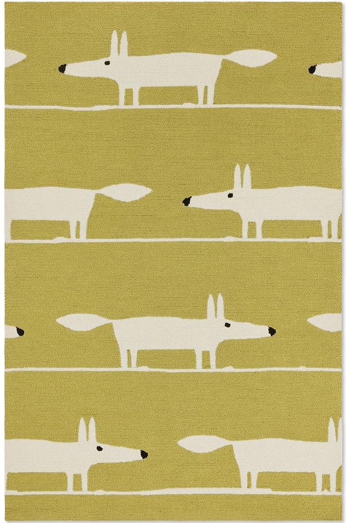 Χαλί Mr Fox Chai 425306 90X150 Olive-Ivory Scion 90X150cm