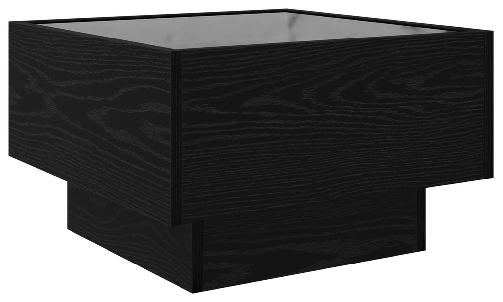 vidaXL Τραπεζάκι σαλονιού Μαύρη δρυς 50 x 50 x 30 εκ