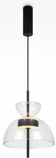 Κρεμαστό Φωτιστικό Οροφής LED 12W Γυαλί 30,3cm Bangkok Maytoni-MOD185PL-L6B3K2-Διάφανο MOD185PL-L6B3K2