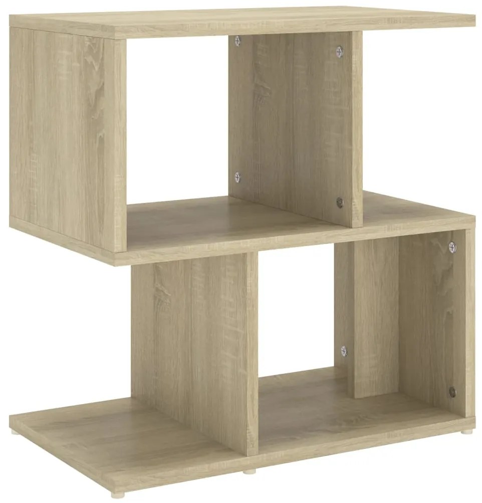 vidaXL Κομοδίνο Sonoma Δρυς 50 x 30 x 51,5 εκ. από Επεξ. Ξύλο