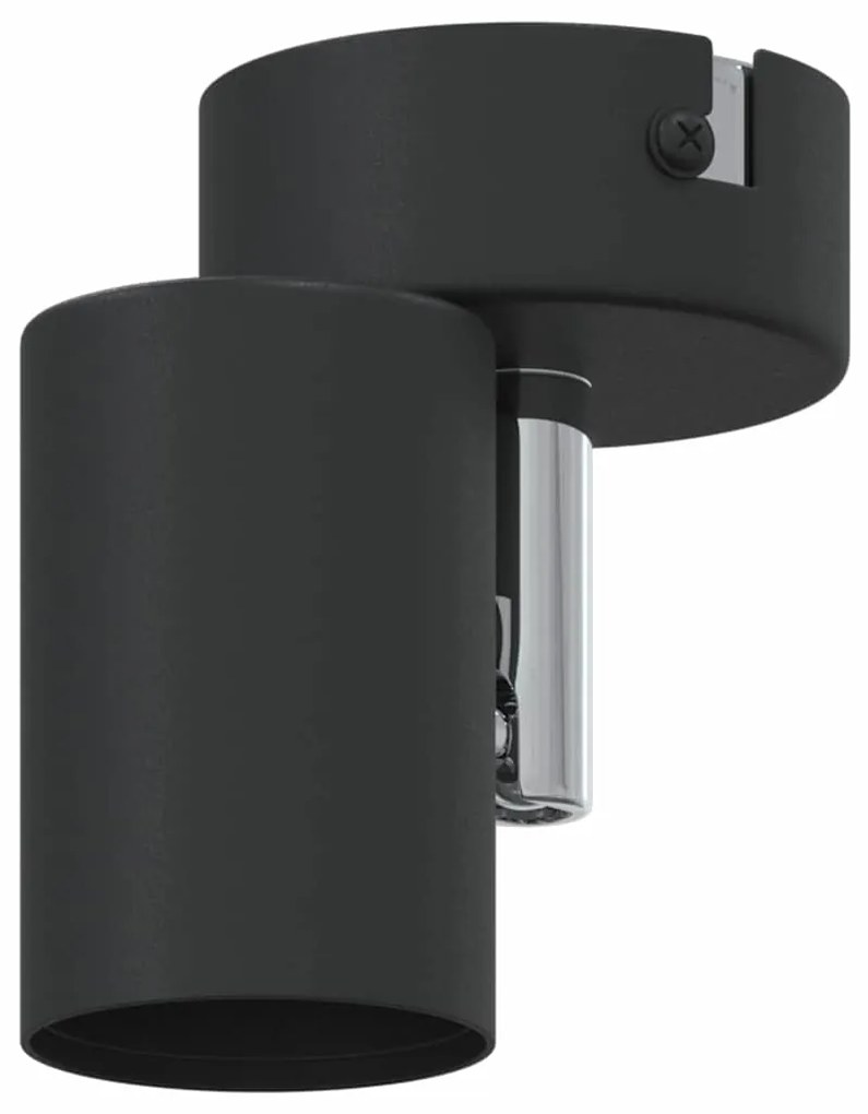 vidaXL Σποτ οροφής με προβολείς Μαύρο 6,5 x 6 x 11,5 εκ Μέταλλο