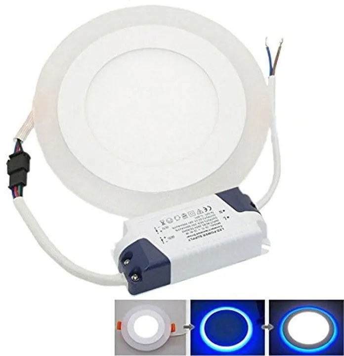 Φως πάνελ LED 18w+6W λευκό και μπλε