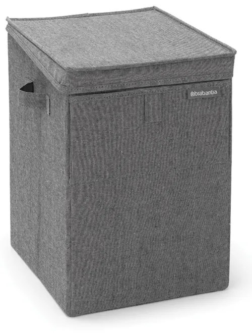 Brabantia 1000828 Καλάθι Απλύτων Υφασμάτινο Stackable 35L, Pepper Black