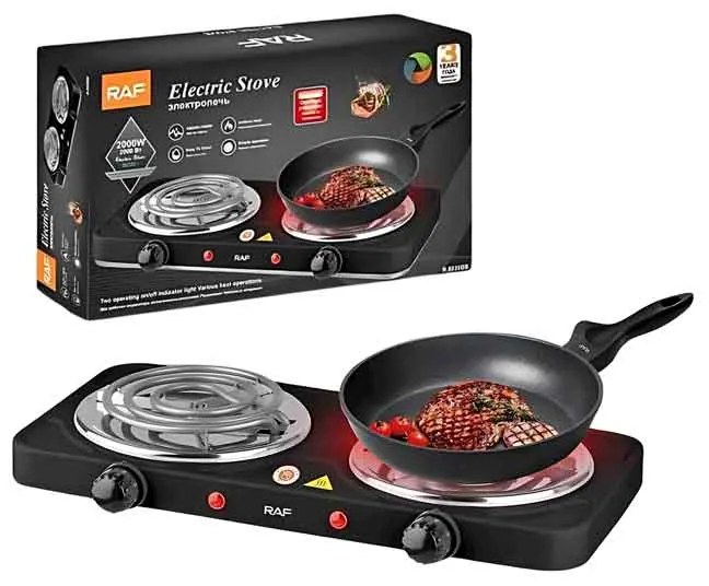 RAF Ηλεκτρική Εστία 2000W R.8020BB - Electric Stove
