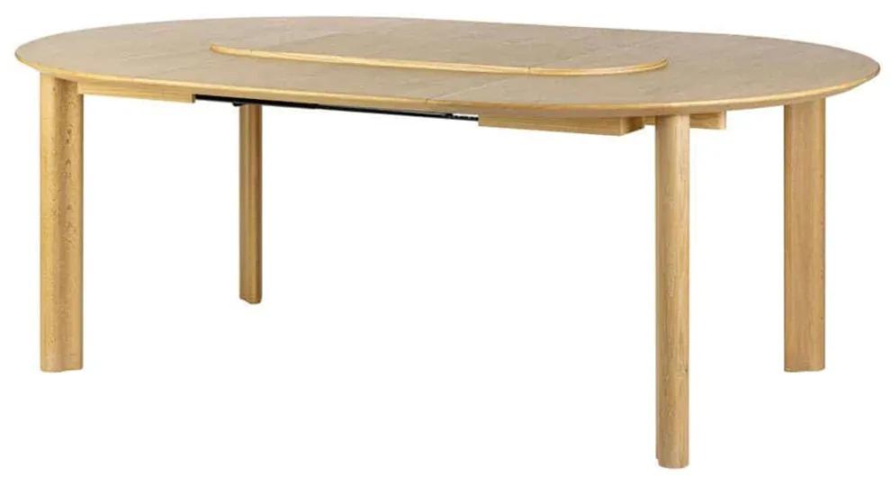 Τραπέζι Τραπεζαρίας Επεκτεινόμενο Comfort Circle Smooth 5657C5657-5 132/202x132x74,7cm Oak Umage Ατσάλι,Ξύλο,Mdf