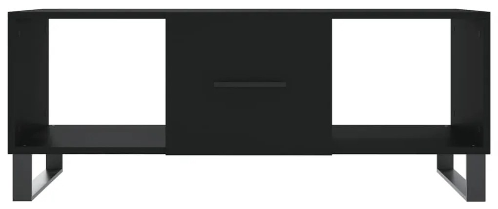 vidaXL Τραπεζάκι Σαλονιού Μαύρο 102x50x40 εκ. από Επεξεργασμένο Ξύλο