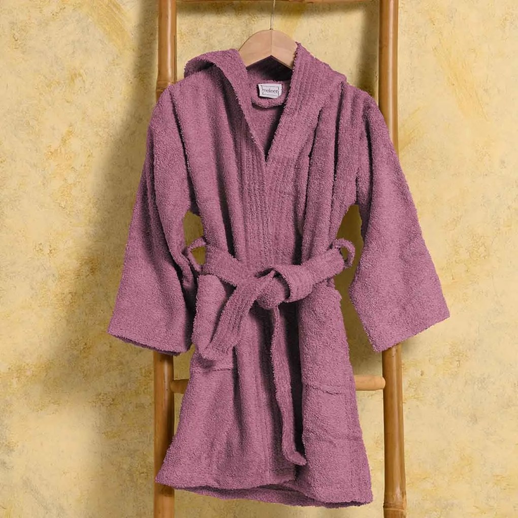 Παιδικό Μπουρνούζι Melinen Bloom Kids Berry Μωβ 4-6 Ετών