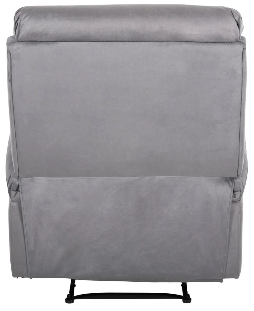 Πολυθρόνα YASUMU RELAX C9783.01 Γκρί Βελούδο 80x93x100Υεκ. 80x93x100 εκ.