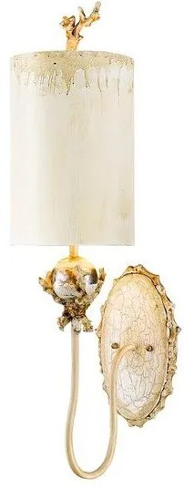 Απλίκα Φωτιστικό Τοίχου 1xE27 Λευκό-Ασημί 74cm Trellis FB-TRELLIS1 Elstead Lighting-FB-TRELLIS1-Χρυσό FB-TRELLIS1