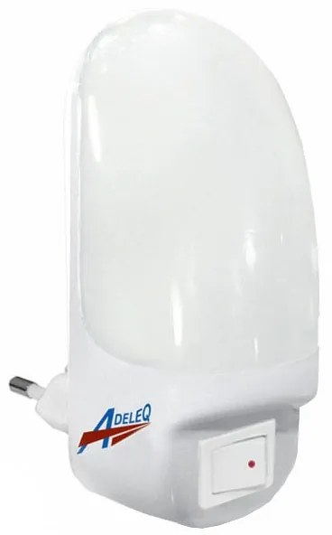Adeleq Φωτάκι Νυχτός Γωνία 5Led 1W Θερμό Με Διακόπτη 13-1222000