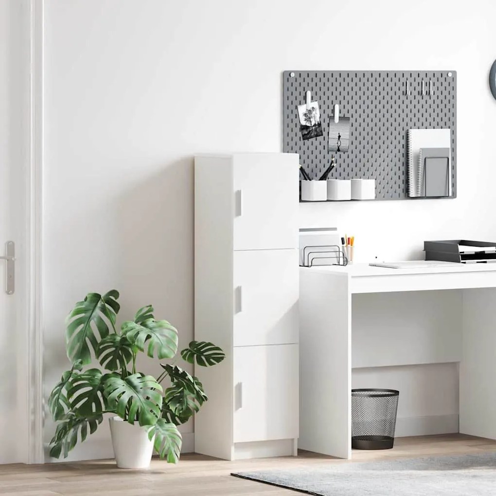 Highboard Λευκό 31.5 x 32 x 122.5 εκ