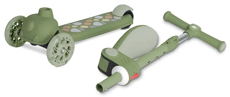 Πατίνι Scooter Jetster Plus Τρίτροχο Με Κάθισμα  Green  10390240002  Lorelli