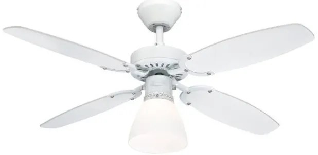 Ανεμιστήρας οροφής με φως 4 πτερύγια Capitol Westinghouse-7870840-Λευκό 7870840