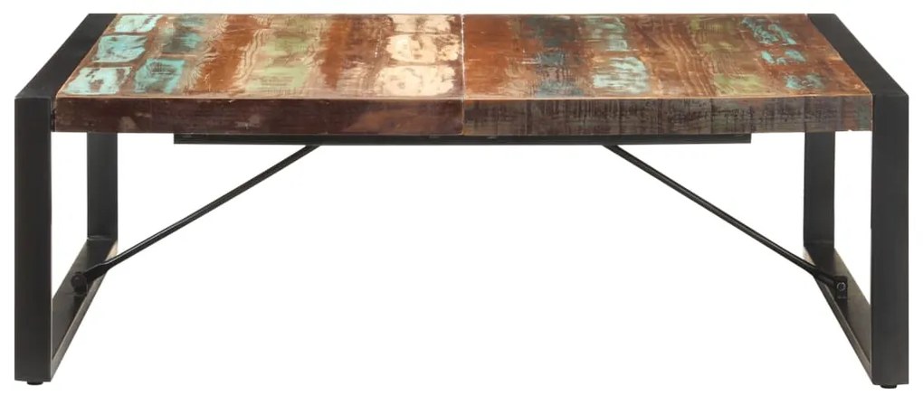 vidaXL Τραπεζάκι Σαλονιού 120x120x40 εκ. από Μασίφ Ανακυκλωμένο Ξύλο