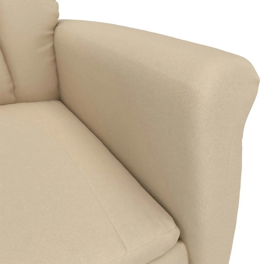 vidaXL Κρεμαστό Πολυθρόνα Κρέμα Κρεμ 70.5 x 96.5 x 95 cm