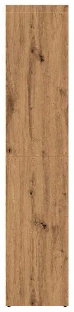 vidaXL Ντουλάπι βιβλίων Artisan Oak 36x30x143 cm Κατασκευασμένο ξύλο