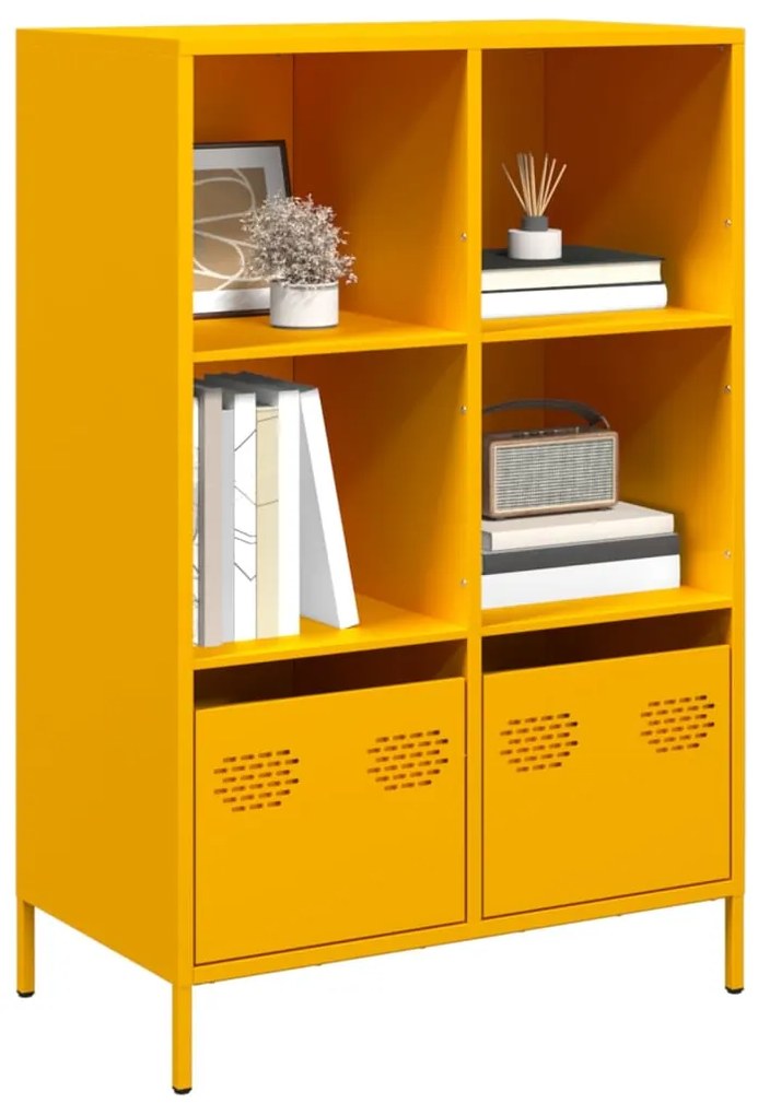 Ντουλάπι Μουσταρδί 68x39x103,5 εκ. από Ατσάλι