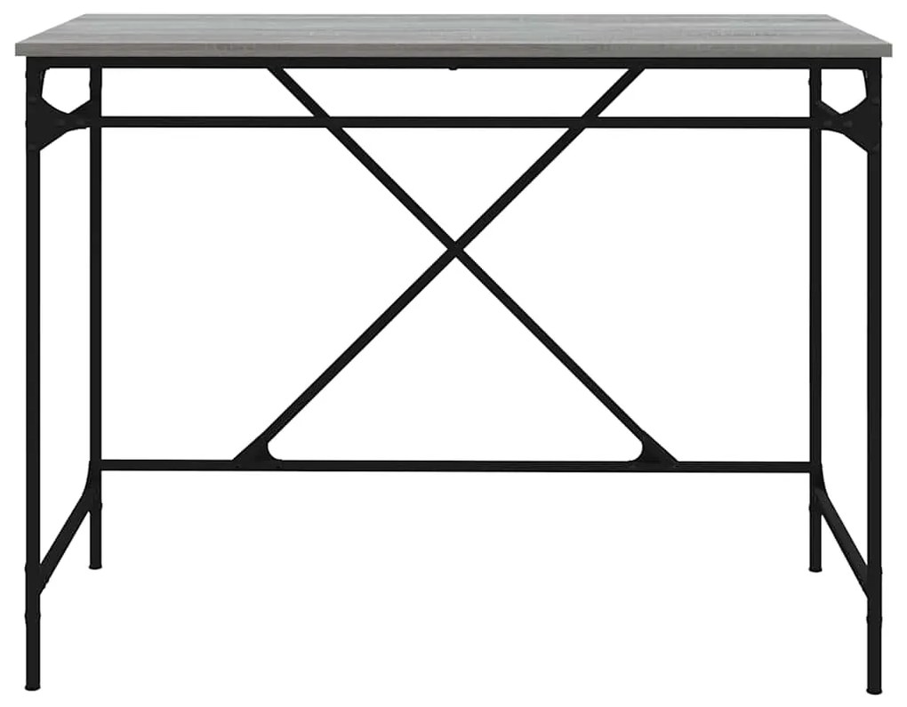vidaXL Γραφείο Γκρι Sonoma 100 x 50 x 75 εκ. από Επεξεργασμένο Ξύλο
