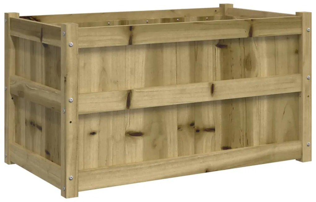 vidaXL Ζαρντινιέρα 90 x 50 x 50 εκ. από Εμποτισμένο Ξύλο Πεύκου