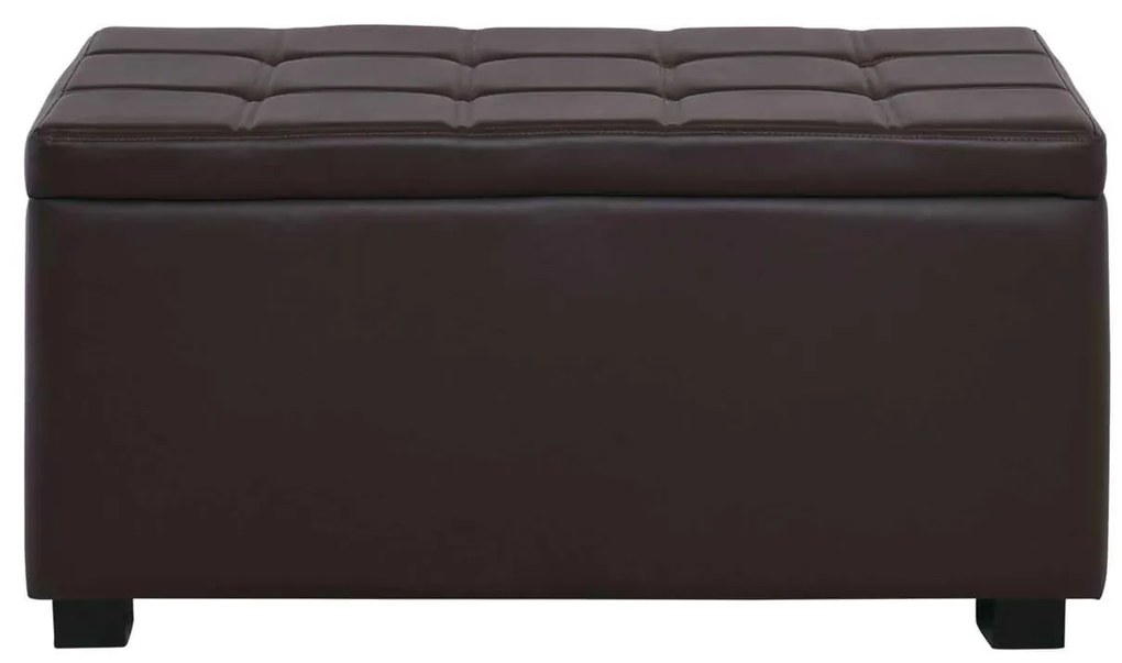 Σκαμπώ Denise Αποθ/κό 88x43 PU Σκ.Καφέ