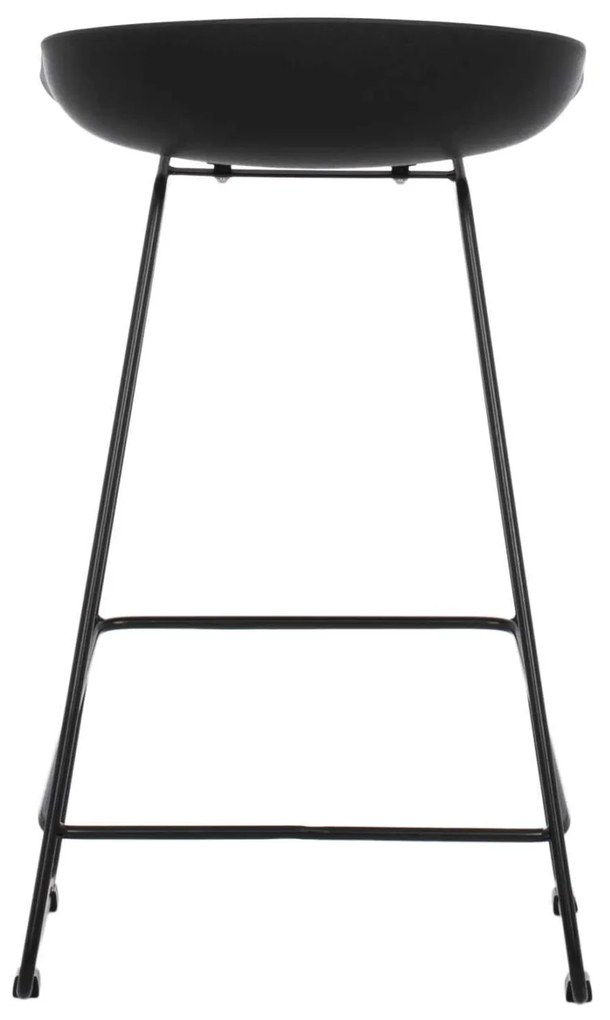 ΣΚΑΜΠΟ ΜΠΑΡ HM9299.02, ΜΑΥΡΟ, ΜΕΣΑΙΟΥ ΥΨΟΥΣ, 44x44x74 εκ.