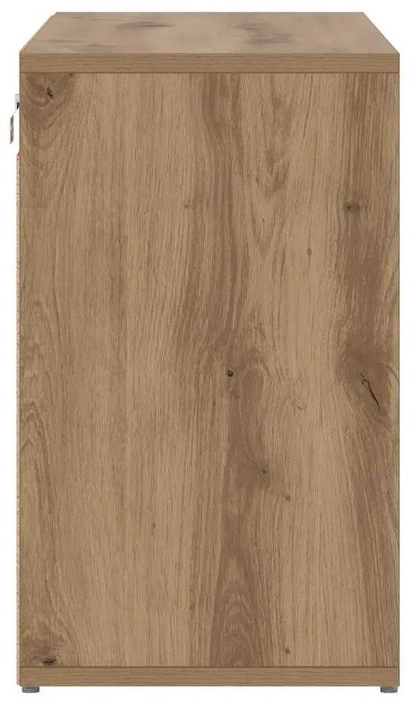 vidaXL Παπουτσοθήκη artisan δρυς 77.5 x 30 x 51 εκ. Επεξεργασμένο ξύλο
