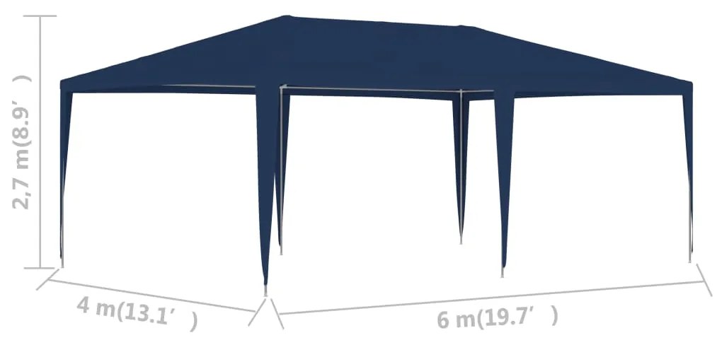 Τέντα Εκδηλώσεων Μπλε 4 x 6 μ. 48504