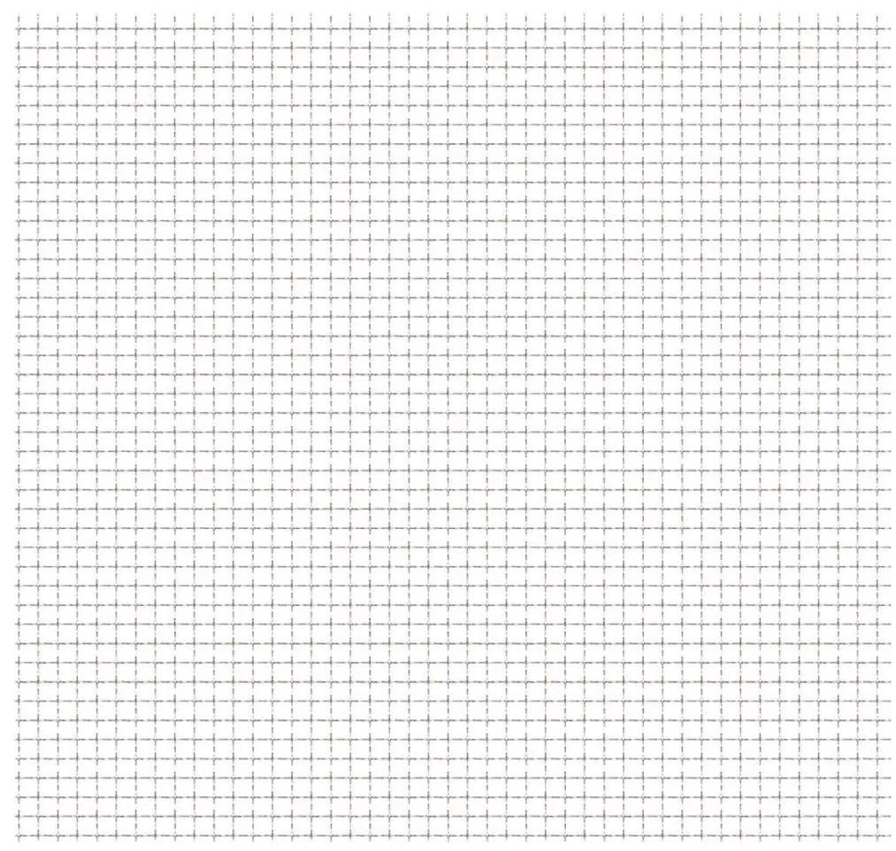 vidaXL Πλέγμα Κατσαρό Καρέ Φύλλα 100x85 εκ./11x11x2 χιλ. Ανοξ. Ατσάλι