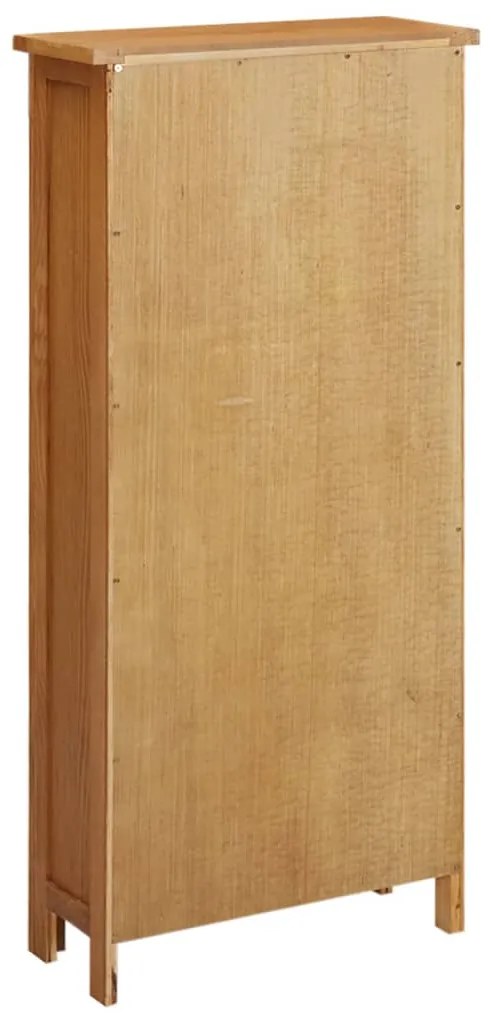 vidaXL Ντουλάπα Αποθήκευσης 50 x 22 x 110 εκ. από Μασίφ Ξύλο Δρυός