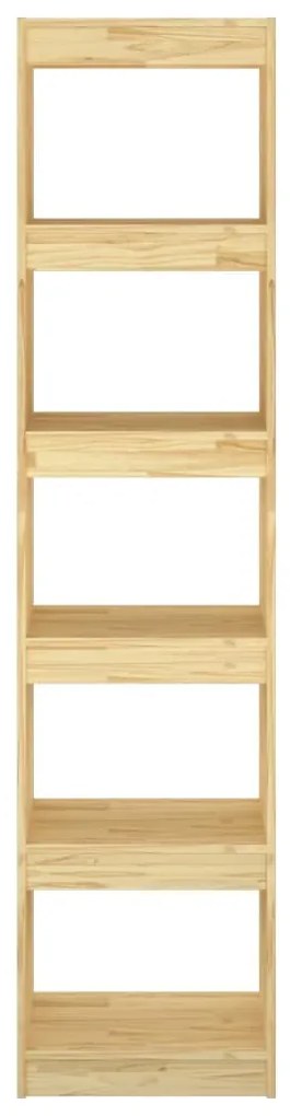 vidaXL Βιβλιοθήκη/Διαχωριστικό Χώρου 40x30x167,5 εκ. Μασίφ Ξύλο Πεύκου