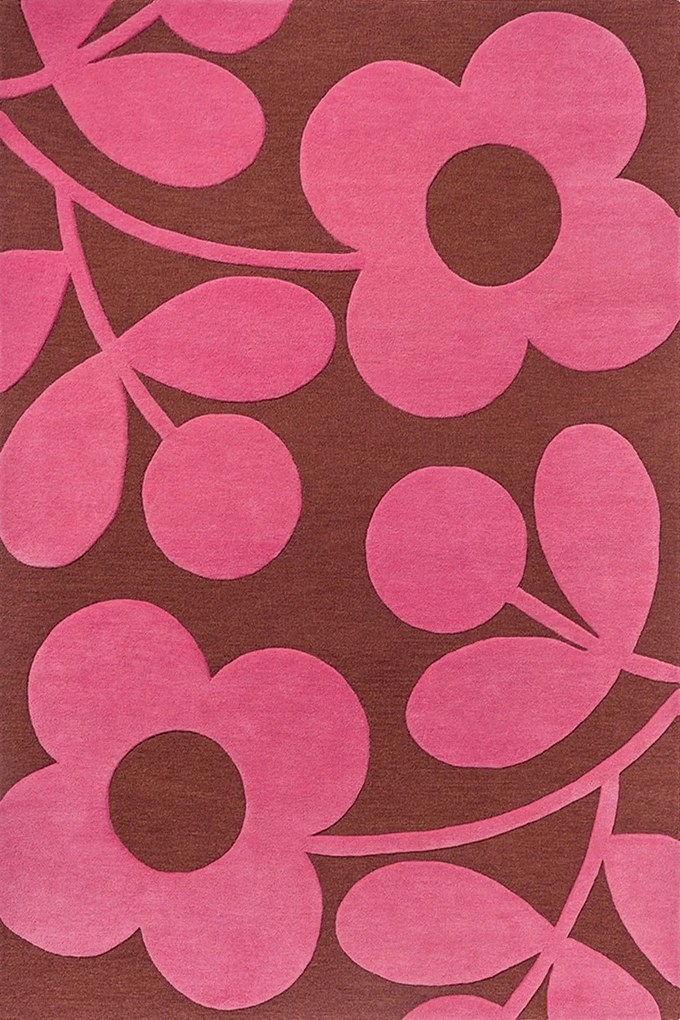 Χαλί Sprig Stem 063900 Paprika Red-Pink Orla Kiely 250X350cm