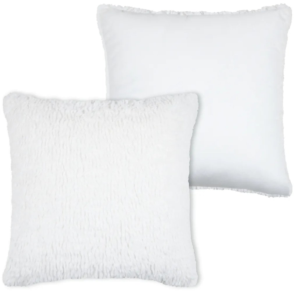 Διακοσμητικό Μαξιλάρι Fleece 2 Όψεων (45x45) S-F Timmy Blanc C0D511001