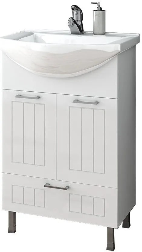 Πάγκος Drop Ritmo 55-Λευκό