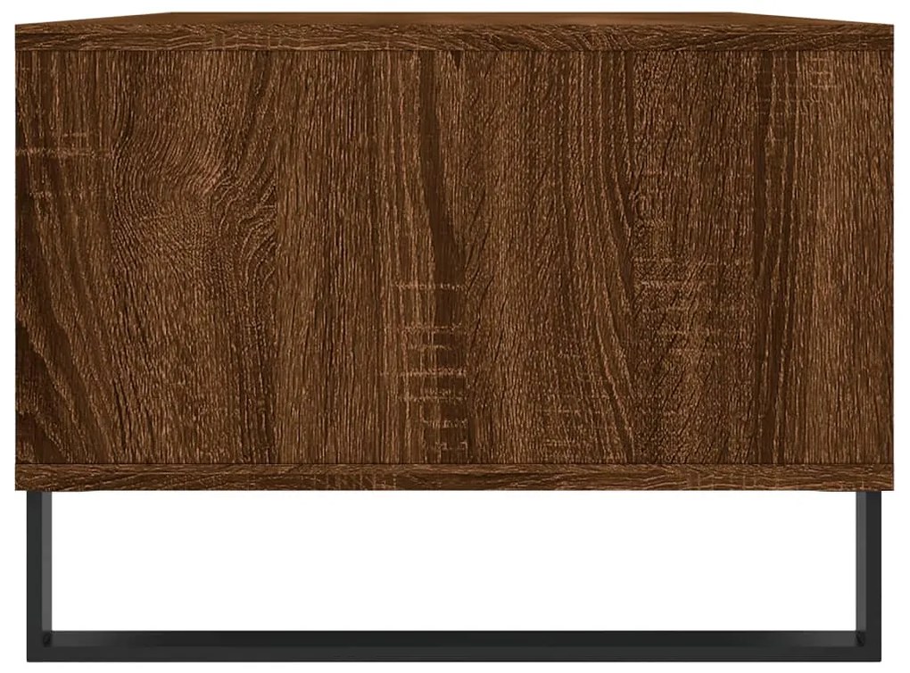 vidaXL Τραπεζάκι Σαλονιού Καφέ Δρυς 90x50x36,5 εκ. Επεξεργασμ. Ξύλο