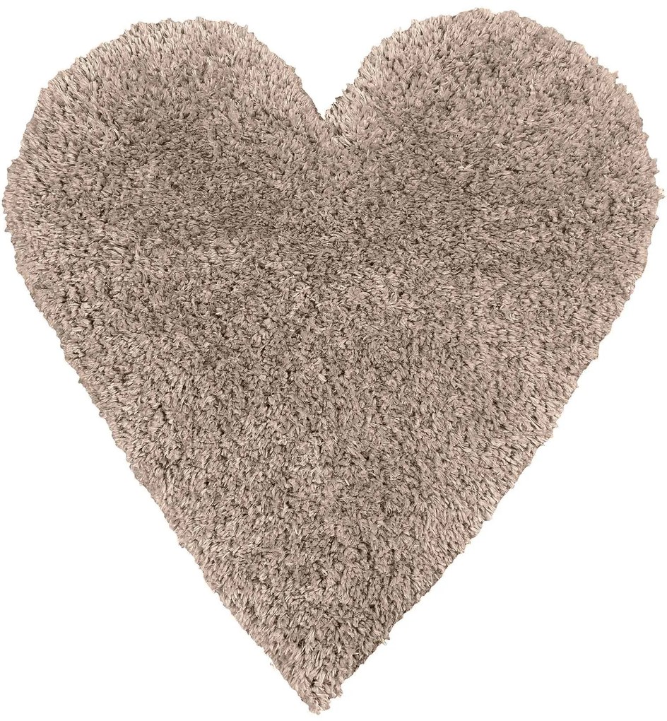 Παιδικό Χαλί BROWN SHADE HEART 120 x 120 εκ.