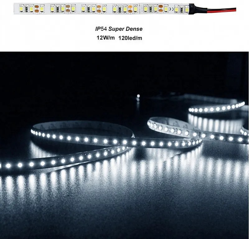 Adeleq Ταινία Led 5 Μέτρα 12Vdc 12W Και 120Led Ανά Μέτρο Ip54 Ψυχρό 30-461212020