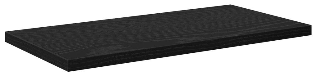 vidaXL Ράφια Βιβλιοθήκης - 4 τεμ σε Μαύρη Δρυ, 40x20x1.5 εκ, από επεξεργασμένο ξύλο.