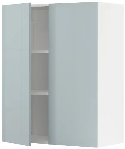 METOD ντουλάπι τοίχου με ράφια/2 πόρτες, 80x100 cm 294.797.79