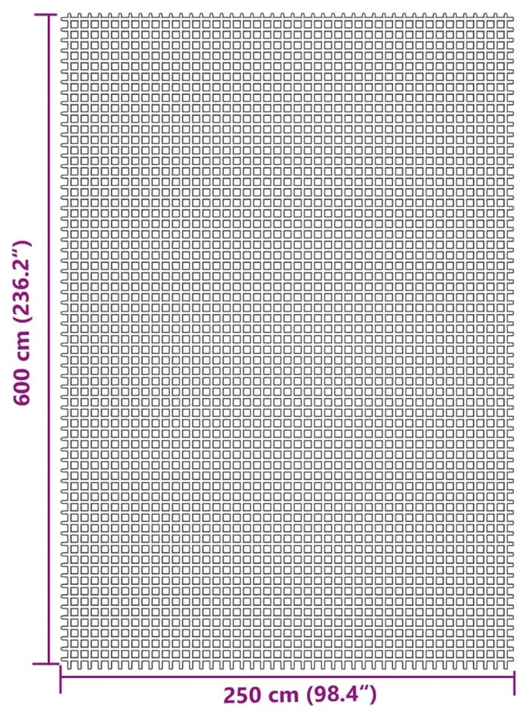 Χαλί Σκηνής Κρεμ 6x2,5 μ.