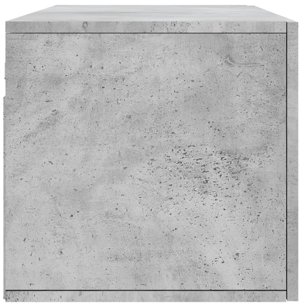 vidaXL Ντουλάπι Τοίχου Γκρι Σκυρ. 100x36,5x35 εκ. Επεξεργασμένο Ξύλο
