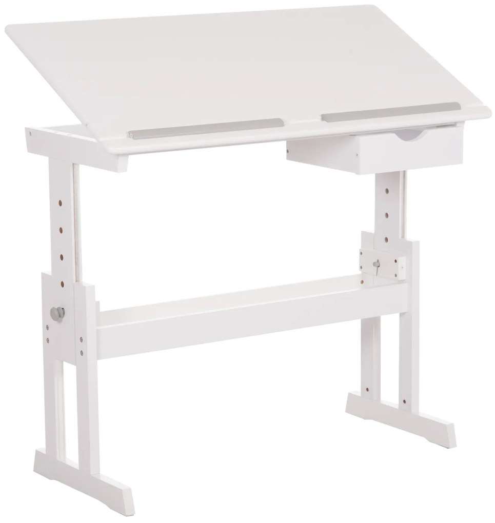 ΓΡΑΦΕΙΟ/ΣΧΕΔΙΑΣΤΗΡΙΟ ASCENT HM18289 MDF ΣΕ ΛΕΥΚΟ 109x55x87,5Υεκ