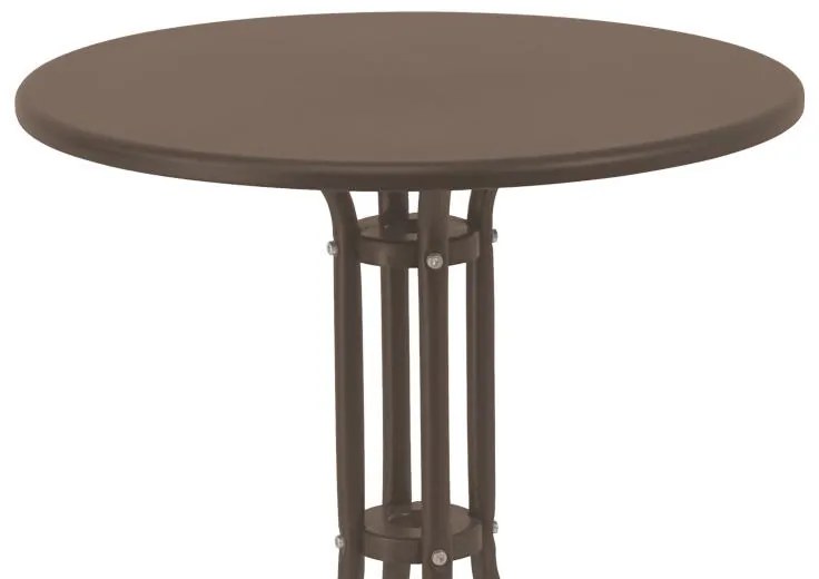 Σετ κήπου - Τραπεζαρία Vergo - Sussie 3 τεμ. μέταλλο καφέ Φ60x70 εκ. 60x60x70 εκ.