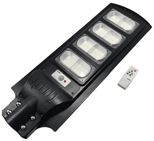 Led Αδιάβροχο Ηλιακό Επιτοίχιο Φωτιστικό 200W 25600LM με Αισθητήρα Κίνησης, Φωτοκύτταρο και Τηλεχειριστήριο Rixme RZ-0085A-200W
