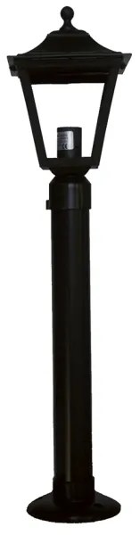 Κολονάκι επιδαπέδιο φωτιστικό μαύρο Zeus 352 LP-352EB Heronia-10-0103-Μαύρο 10-0103